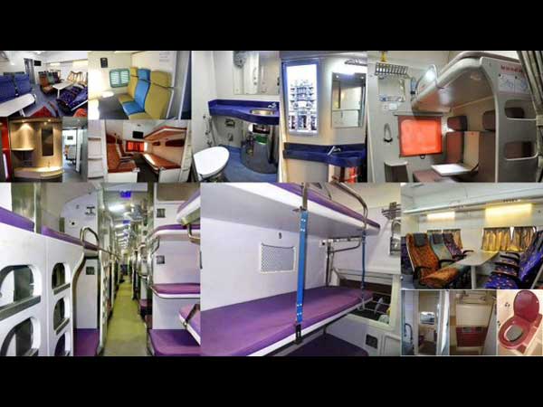 అదనపు సౌకర్యాలు, మరింత విలాసవంతమైన కొత్త రైళ్లు! త్వరలో భారతీయ రైల్వేలోకి...!!