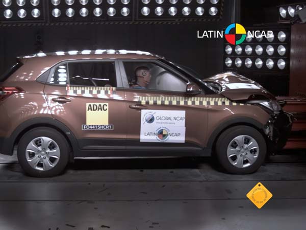 భద్రత పరంగా 4-స్టార్ రేటింగ్ పొందిన హ్యుందాయ్ క్రెటా