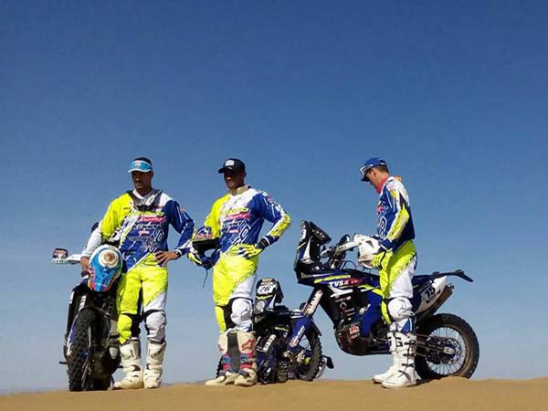 2016 డకార్ బైక్ ర్యాలీలో టివియస్ మోటార్ బైకులు