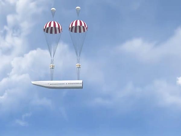 అత్యవసరం సమయంలో విమానం నుండి క్యాబిన్‌ను వేరు చేసే పరిజ్ఞాణం