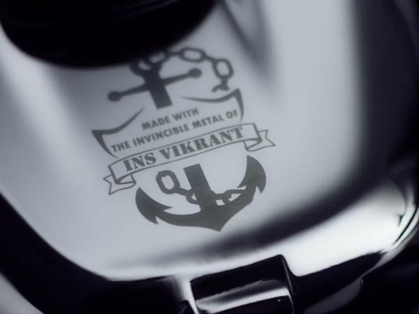 INS విక్రాంత్ యుద్ద నౌకకు ప్రాణం పోసిన బాజాజ్ వి మోటార్ సైకిల్స్