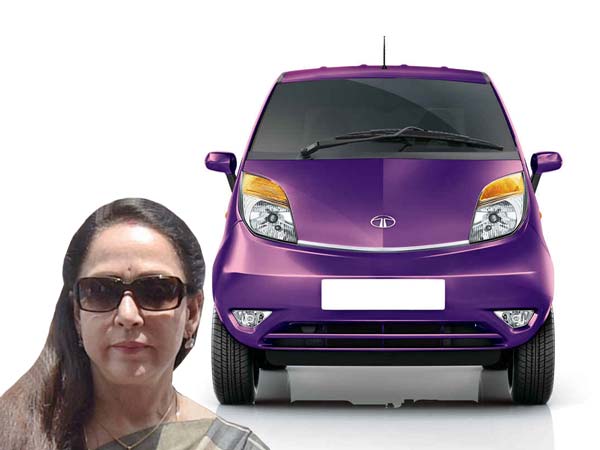 టాటా నానో చాలు అంటున్న హేమామాళిని 