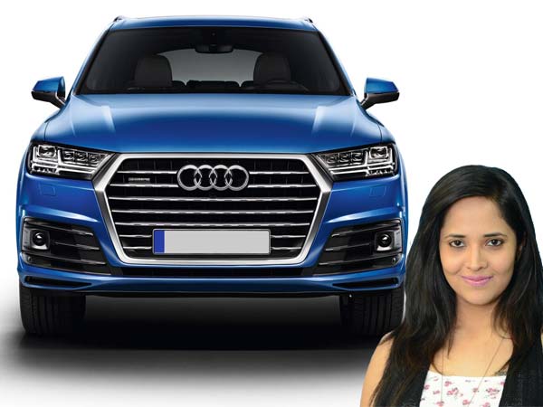 అనసూయ ఆడి క్యూ7 