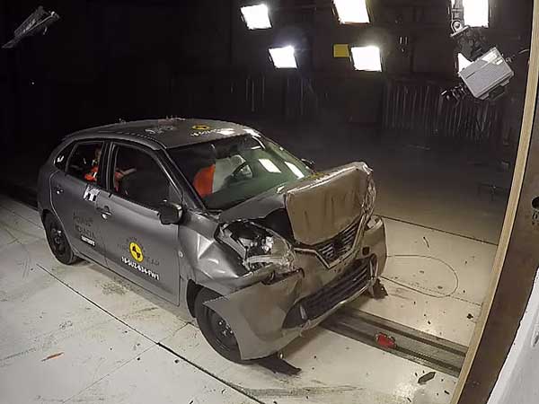 మూడు స్టార్ల భద్రత రేటింగ్‌తో అన్నింటికన్నా ముందున్న మారుతి బాలెనొ