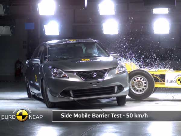 మూడు స్టార్ల భద్రత రేటింగ్‌తో అన్నింటికన్నా ముందున్న మారుతి బాలెనొ