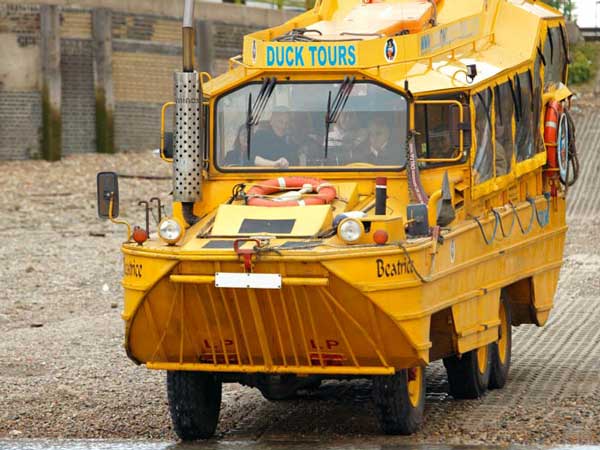 దేశీయంగా నేల మరియు నీటిలో నడిచే బస్సులు