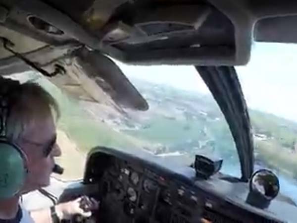 విమాన ప్రమాదం చివరి క్షణాల్లో ప్రత్యేక ఫుటేజ్