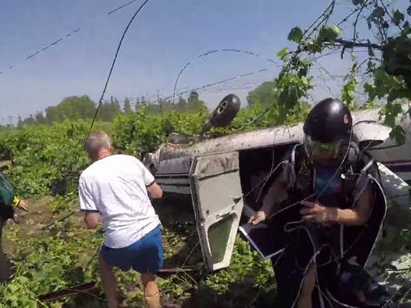 విమాన ప్రమాదం చివరి క్షణాల్లో ప్రత్యేక ఫుటేజ్