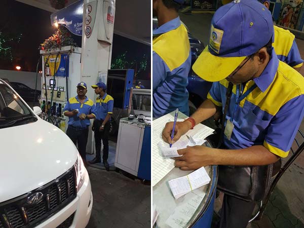 70-లీటర్ల ట్యాంకులోకి 74-లీటర్ల ఇంధనాన్ని నింపారు