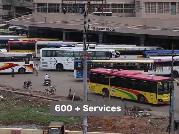 19. 600 లకు పైగా సర్వీసులు