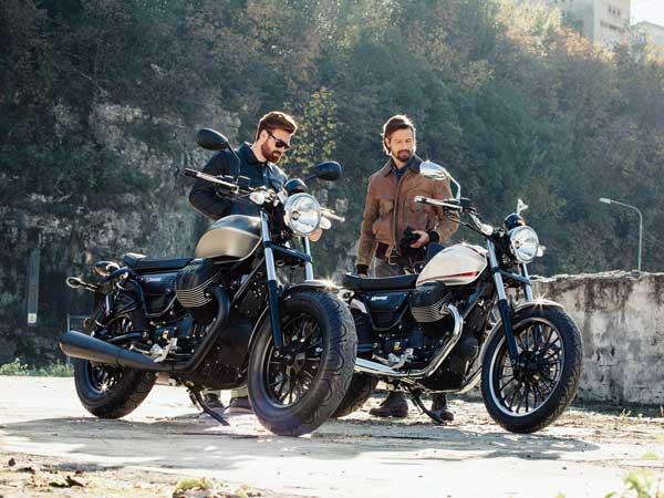 మోటో గుజ్జి నుండి వి9 బాంబార్ మరియు రోమర్