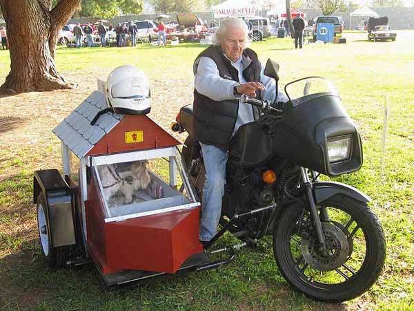  విచిత్రమైన మోటార్ సైకిళ్ల సైడ్ కార్లు 