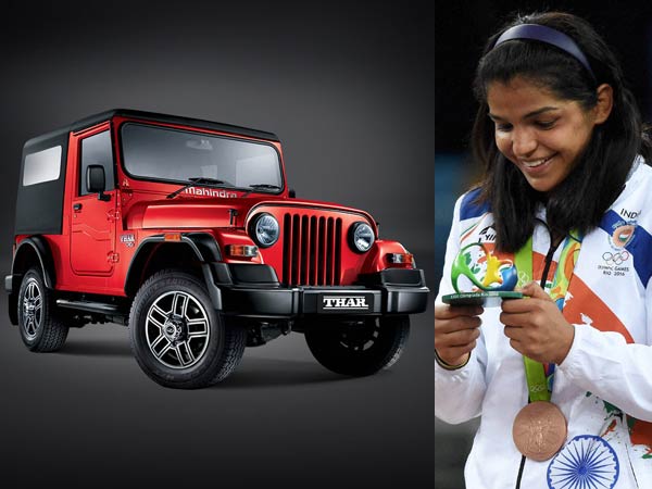 సాక్షి మాలిక్‌కు థార్‌ను బహుమానం ప్రకటించిన ఆనంద్ మహీంద్రా 