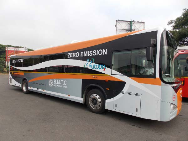 ఎలక్ట్రిక్ బస్సు సర్వీసును ప్రారంభించిన బెంగళూరు