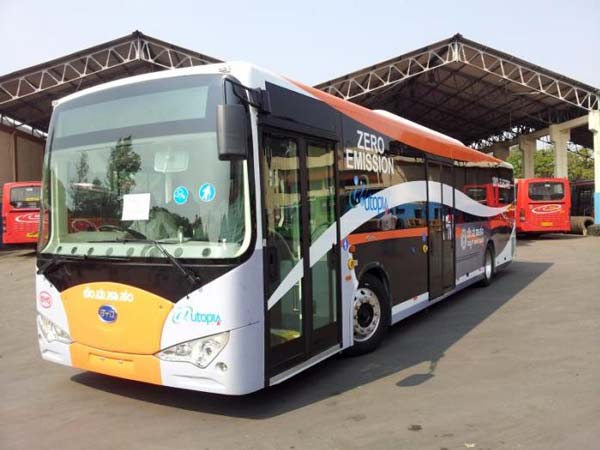 ఎలక్ట్రిక్ బస్సు సర్వీసును ప్రారంభించిన బెంగళూరు