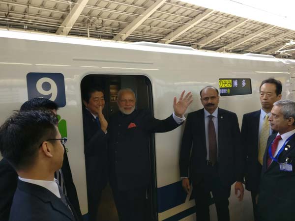 ముంబై-అహ్మదాబాద్ నగరాల మధ్య జపాన్ బుల్లెట్ రైలు