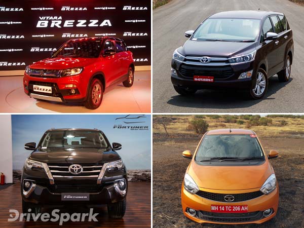 2016 లో విడుదలైన అత్యుత్తమ కార్లు