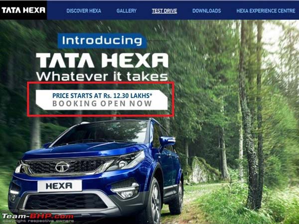 టాటా హెక్సా ఎమ్‌పివి