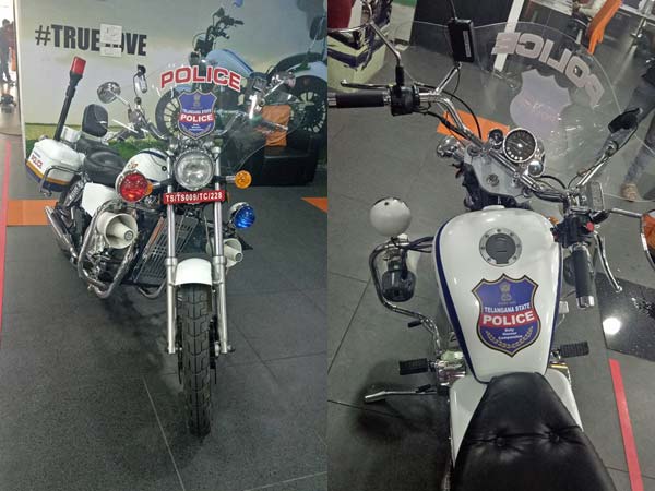 హైదరాబాద్ పోలీసులకు రీగల్ రాప్టర్ మోటార్ సైకిళ్లు