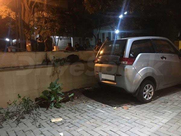 బెంగళూరులో మహీంద్రా ఇ2ఒ యాక్సిడెంట్ వైరల్