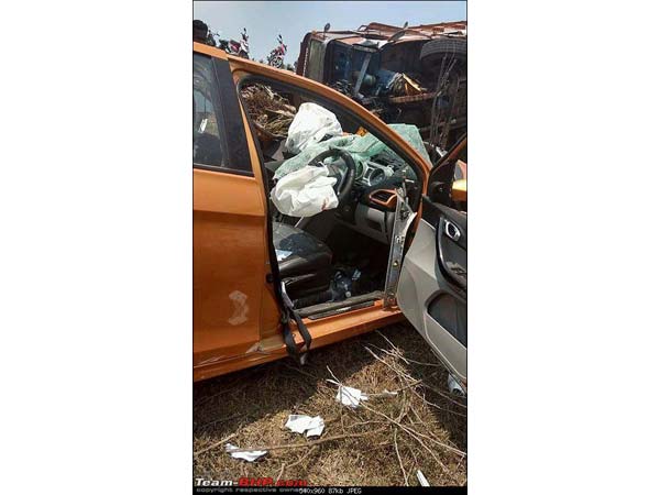 టాటా టియాగో మొదటి యాక్సిడెంట్