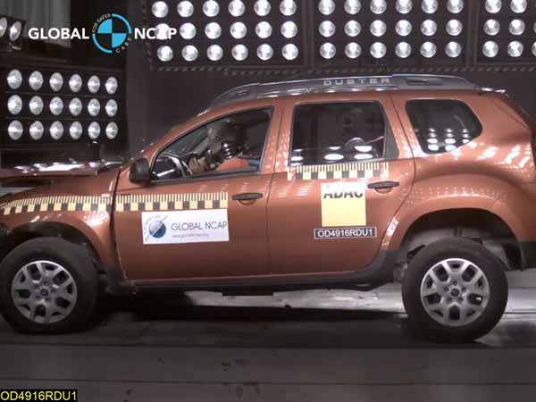 రెనో డస్టర్ క్రాష్ టెస్టు