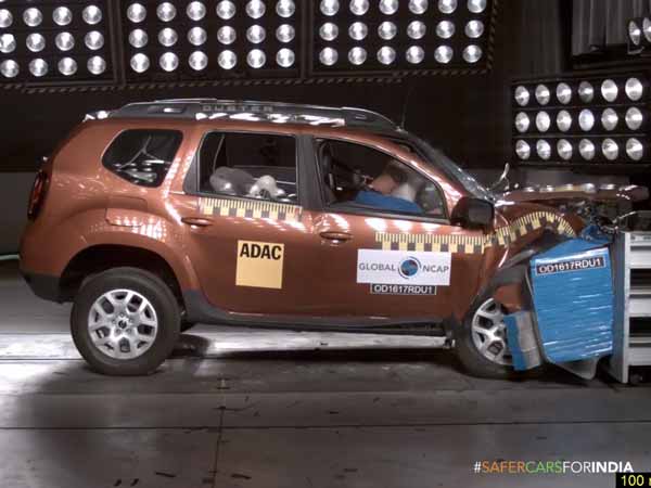 రెనో డస్టర్ క్రాష్ టెస్టు