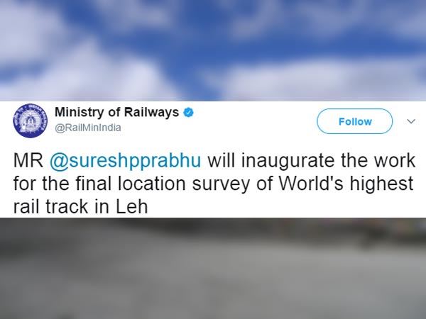 ప్రపంచపు అత్యంత ఎత్తైన రైల్వే లైన్