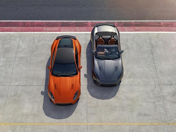 జాగ్వార్ ఎఫ్-టైప్ ఎస్‌విఆర్ కూపే మరియు కన్వర్టిబుల్ విడుదల