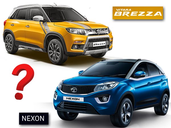టాటా నెక్సాన్ Vs మారుతి వితారా బ్రిజా