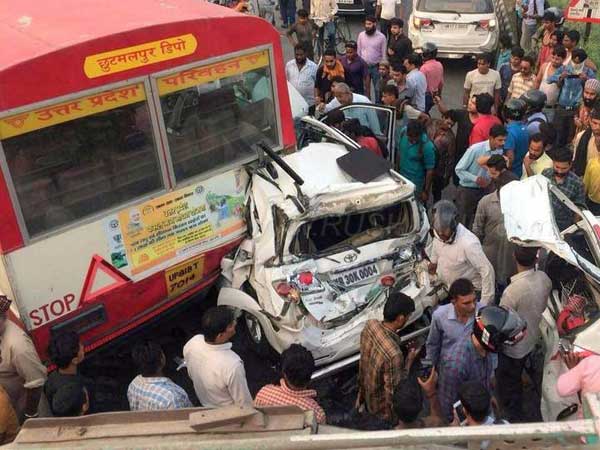 టయోటా ఫార్చ్యూనర్ ప్రమాదం
