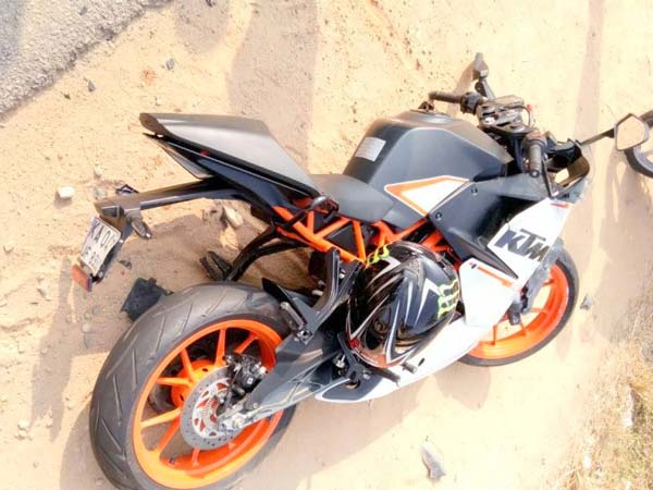 కెటిఎమ్ ఆర్‌సి 390 ప్రమాదం