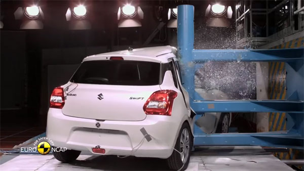 2018 మారుతి స్విఫ్ట్ క్రాష్ పరీక్షలు