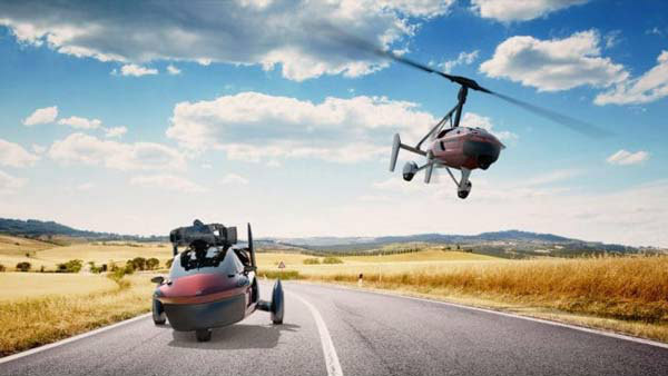 గాలిలోకి ఎగిరే కారు