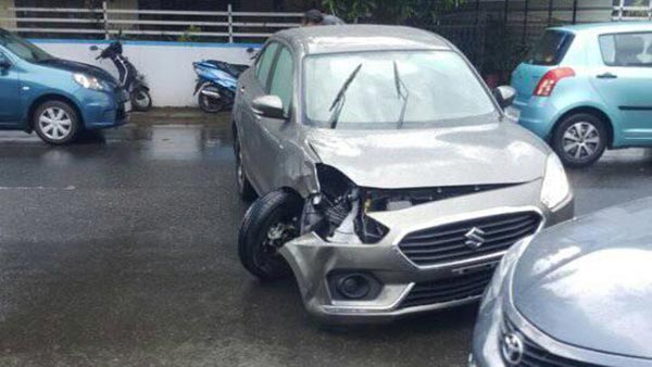 ఆటోను ఢీకొన్న మారుతి డిజైర్