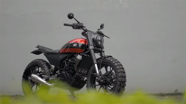 కెటిఎమ్ డ్యూక్200 మోడిఫైడ్ స్క్రాంబ్లర్