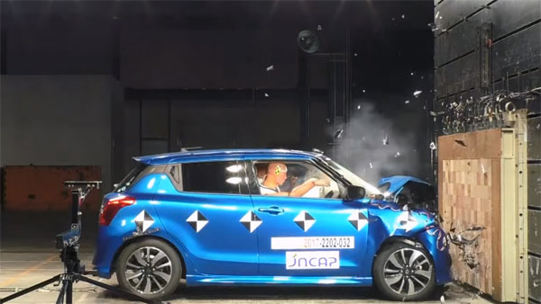 సుజుకి స్విఫ్ట్ క్రాష్ టెస్ట్