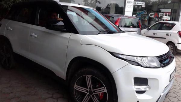 రేంజ్ రోవర్‌నే బోల్తా కొట్టించిన మోడిఫైడ్ మారుతి బ్రిజా