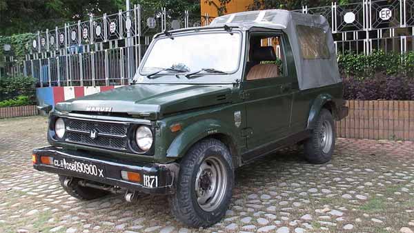 ఇండియన్ ఆర్మీలో ఉపయోగించిన మారుతి జిప్సీ