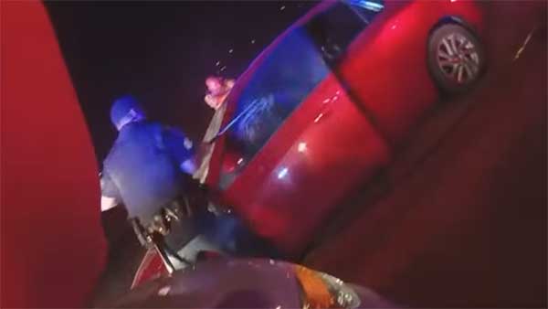 తప్ప తాగి, కారు డ్రైవింగ్ చేస్తూ దొరికిపోయిన 12 ఏళ్ల అమ్మాయి :[వీడియో]