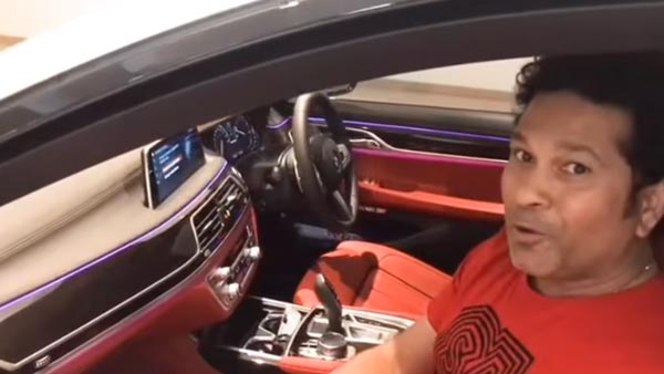 ' డ్రైవర్ లెస్ ' కారు లో సచిన్ టెండూల్కర్.. వీడియో సంచలనం