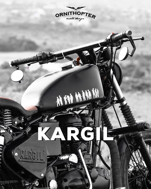 రాయల్ ఎన్ఫీల్డ్ కొత్త డిజైన్ మోటార్ సైకిల్: కార్గిల్