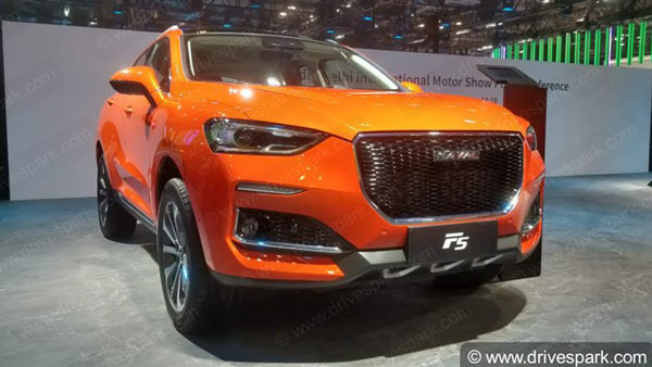 జిడబ్ల్యుఎం హవల్ ఎఫ్ 5 ఎస్‌యువి : స్పైడ్ టెస్టింగ్, ఇతర వివరాలు 