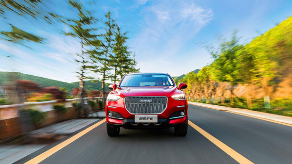 జిడబ్ల్యుఎం హవల్ ఎఫ్ 5 ఎస్‌యువి : స్పైడ్ టెస్టింగ్, ఇతర వివరాలు 