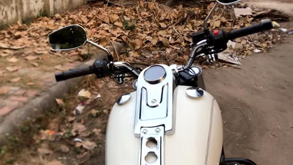 హార్లే డేవిడ్సన్ ఫ్యాట్ బాయ్ గా రూపాంతరం చెందిన రాయల్ ఎన్ఫీల్డ్ బుల్లెట్