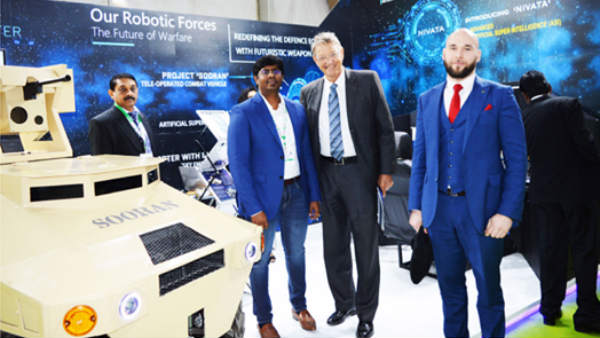 ఇది భారతదేశం యొక్క మొట్టమొదటి మానవరహిత సాయుధ వాహనం