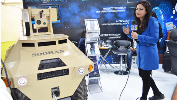 ఇది భారతదేశం యొక్క మొట్టమొదటి మానవరహిత సాయుధ వాహనం