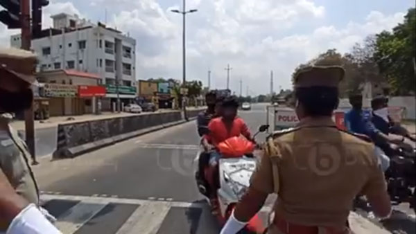 లాక్డౌన్ ఉల్లంగిస్తే కరోనా పేషంట్ దగ్గరికి పంపిస్తున్న పోలీసులు, ఎక్కడో తెలుసా..? లాక్డౌన్ ఉల్లంగిస్తే కరోనా పేషంట్ దగ్గరికి పంపిస్తున్న పోలీసులు, ఎక్కడో తెలుసా..?