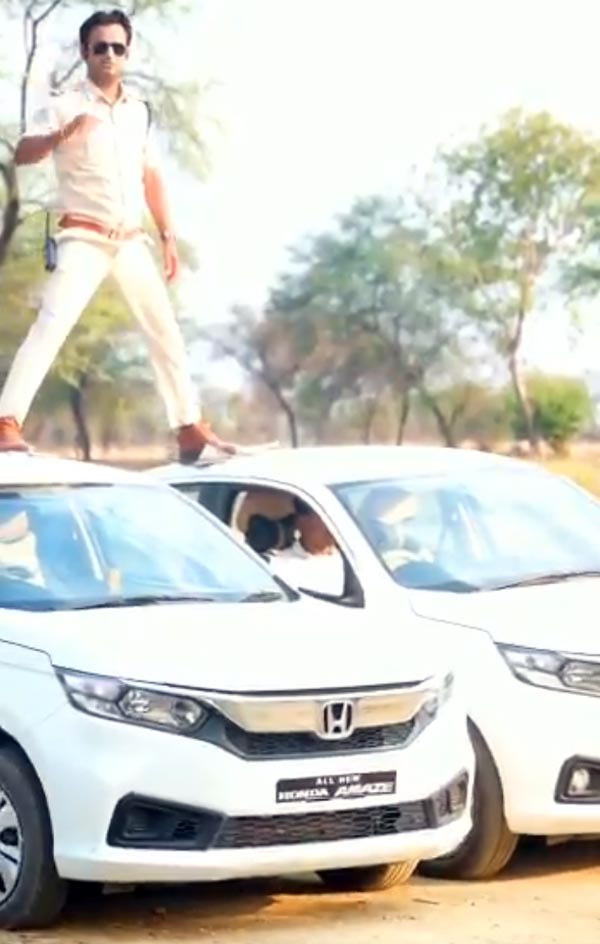 సినిమా స్టైల్ లో సింగం స్టంట్‌ చేసిన పోలీసుకు రూ. 5000 జరిమానా 