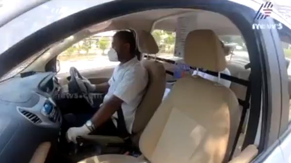 కరోనా వైరస్ నివారణకు టాక్సీ డ్రైవర్ల కొత్త ఐడియా కరోనా వైరస్ నివారణకు టాక్సీ డ్రైవర్ల కొత్త ఐడియా